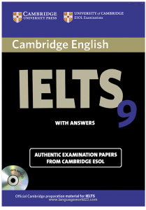 دانلود کتاب کمبریج آیلتس 20 تا 7 (20 Cambridge IELTS) رایگان 13 آیلتس کمبریج 9