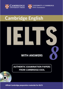 آیلتس کمبریج 8